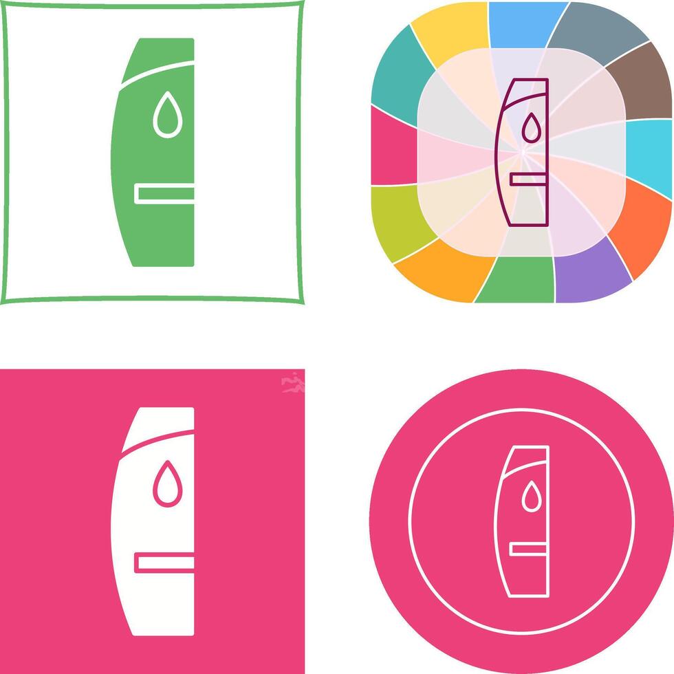 Shampoo Icon Design vector