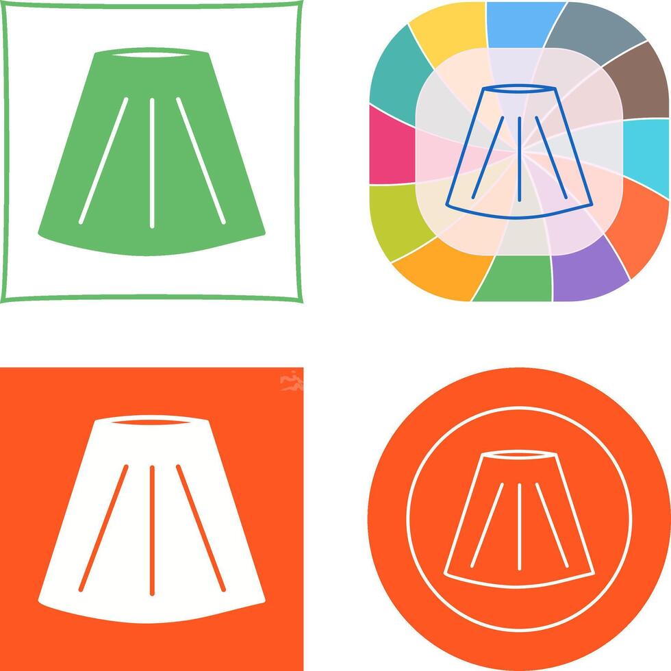 Skirt Icon Design vector