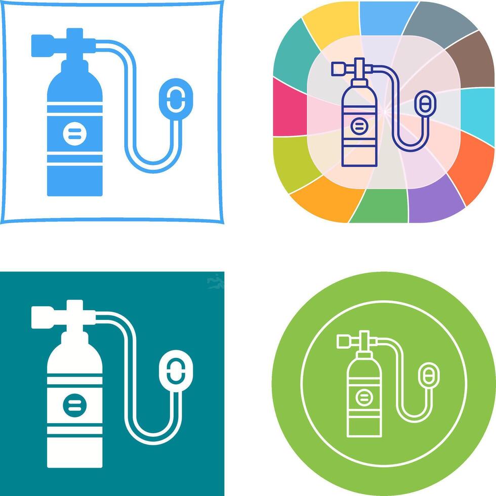 Oxygen Tank Icon vector