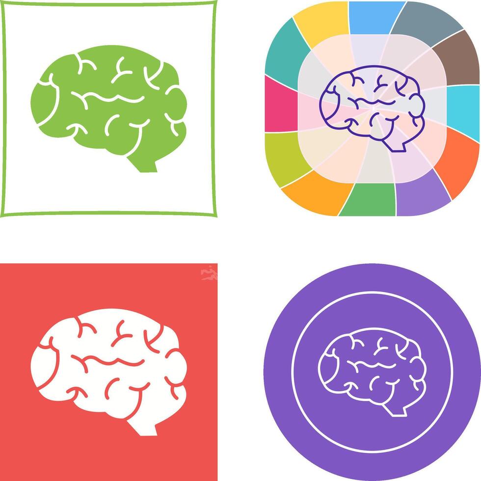 Brain Icon Design vector