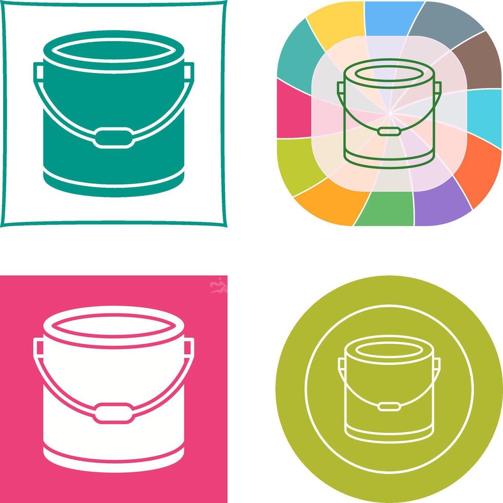 Paint Bucket Icon vector