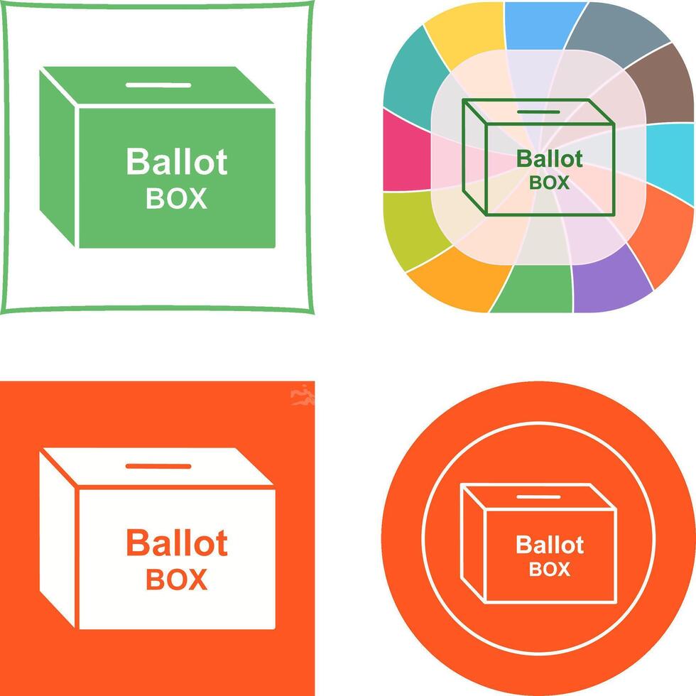 Ballot Box Icon vector