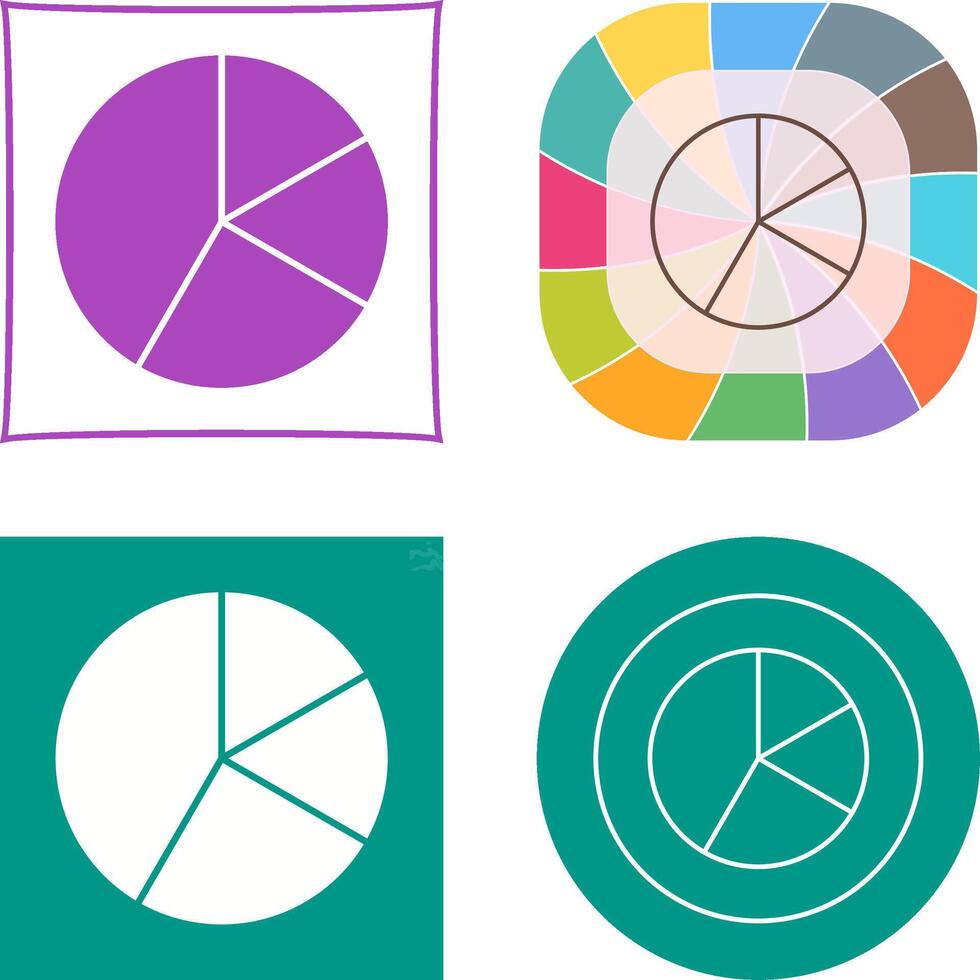Pie Chart Icon vector