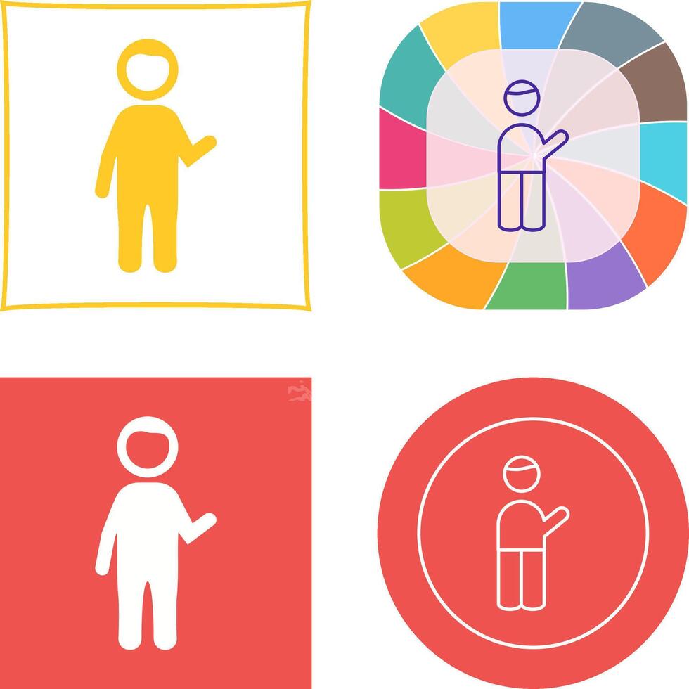 Museum Guide Icon vector