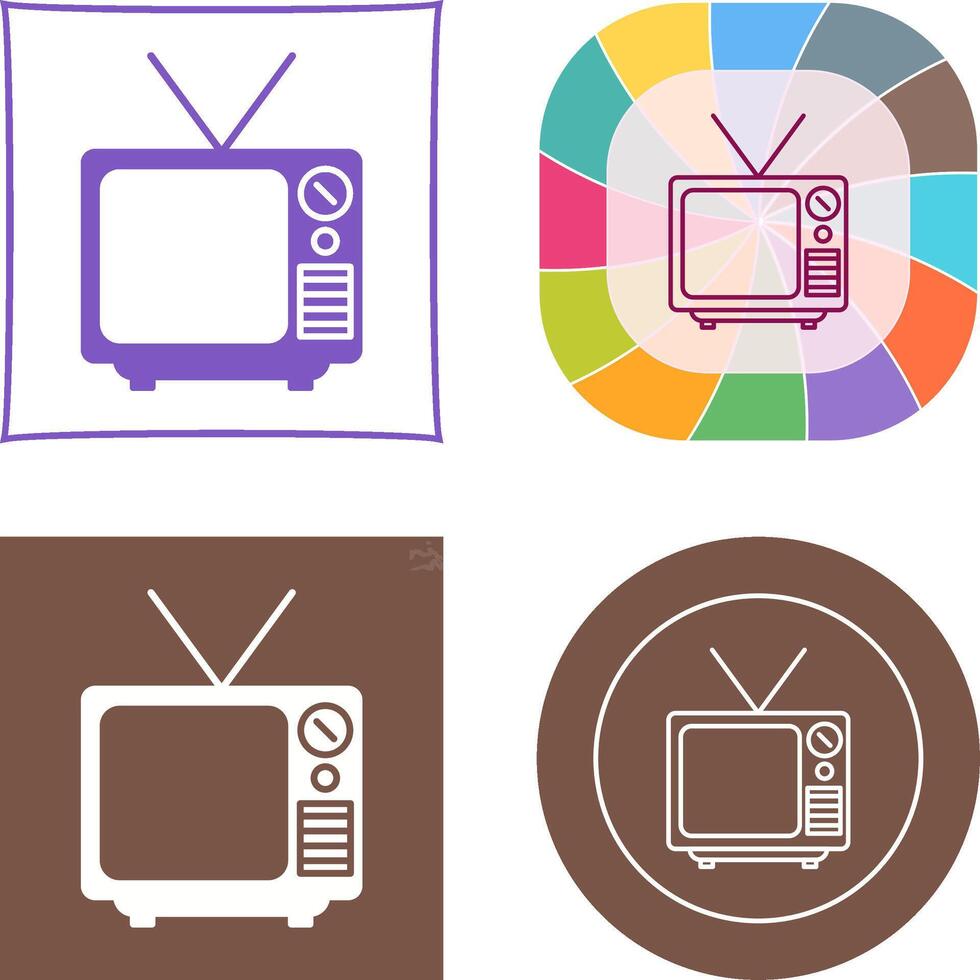 Television Broadcast Icon vector