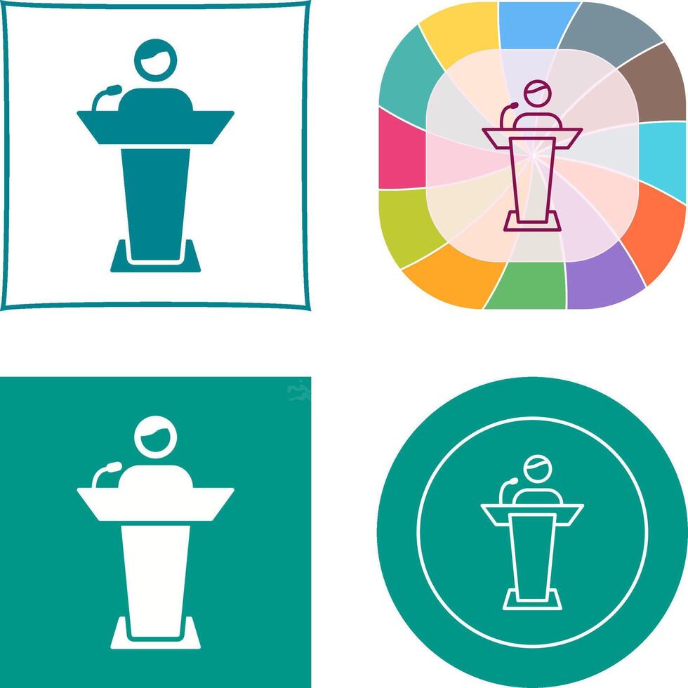 Elected Candidate Icon vector