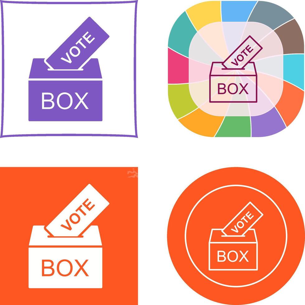 Giing Vote Icon vector