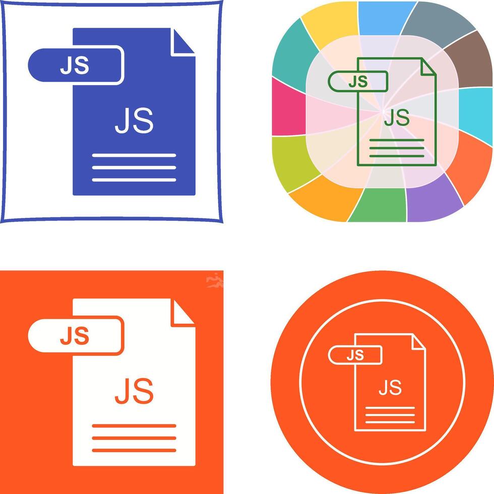 JS Icon Design vector