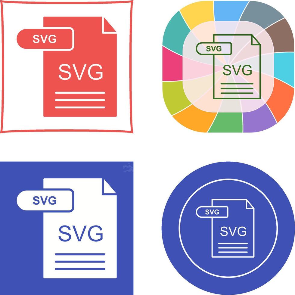 SVG Icon Design vector