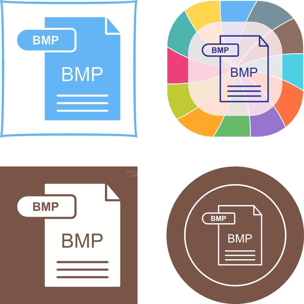 BMP Icon Design vector