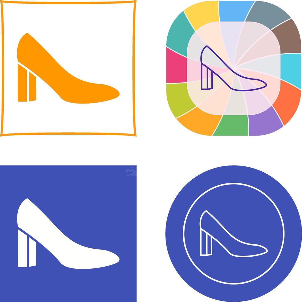 Heels Icon Design vector