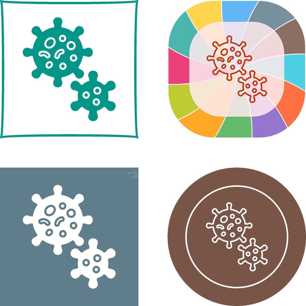 Virus Icon Design vector