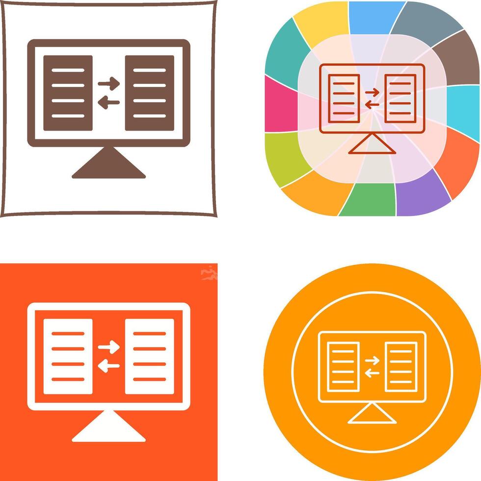 File Sharing Icon vector