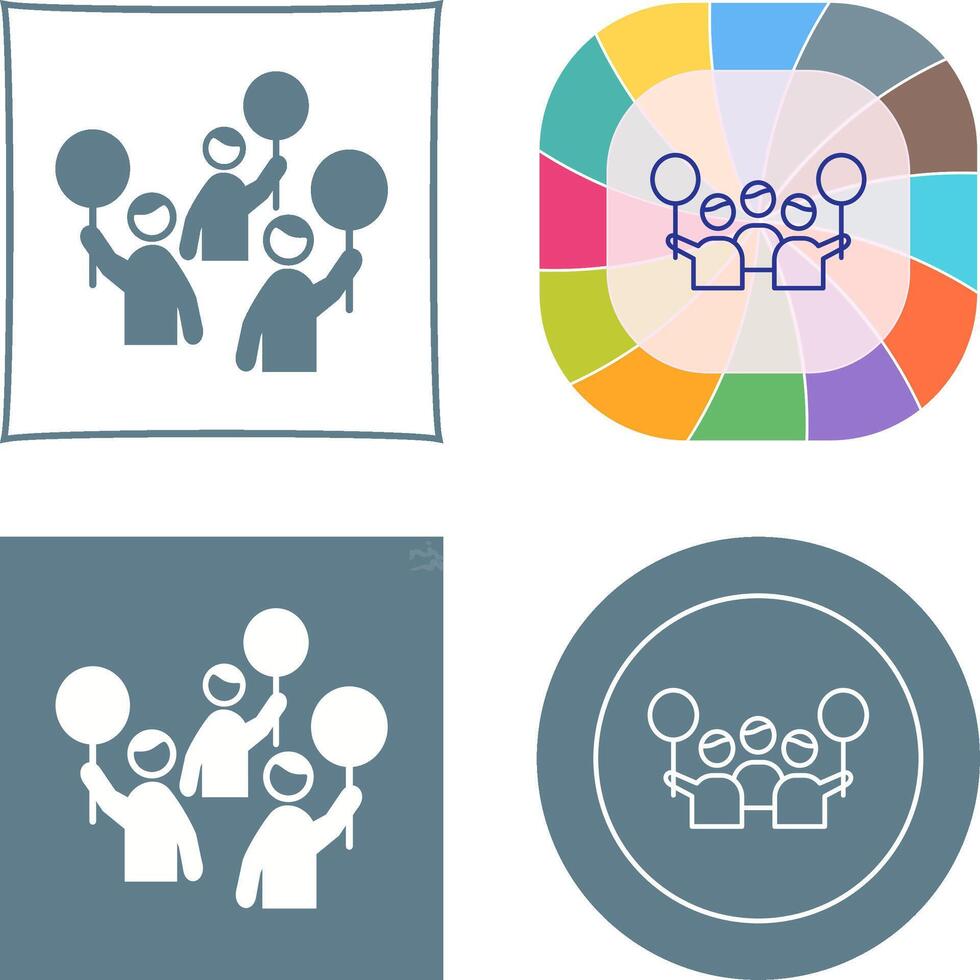 Protest Icon Design vector