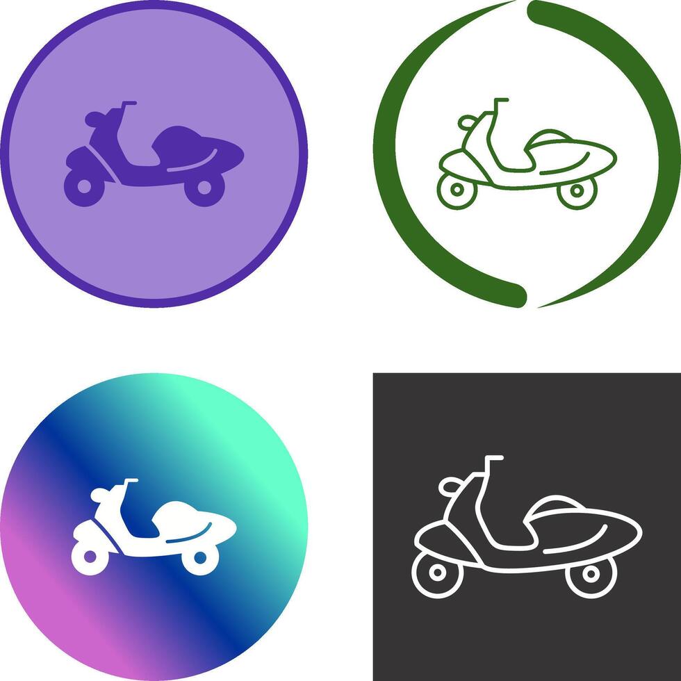 Scooter Icon Design vector