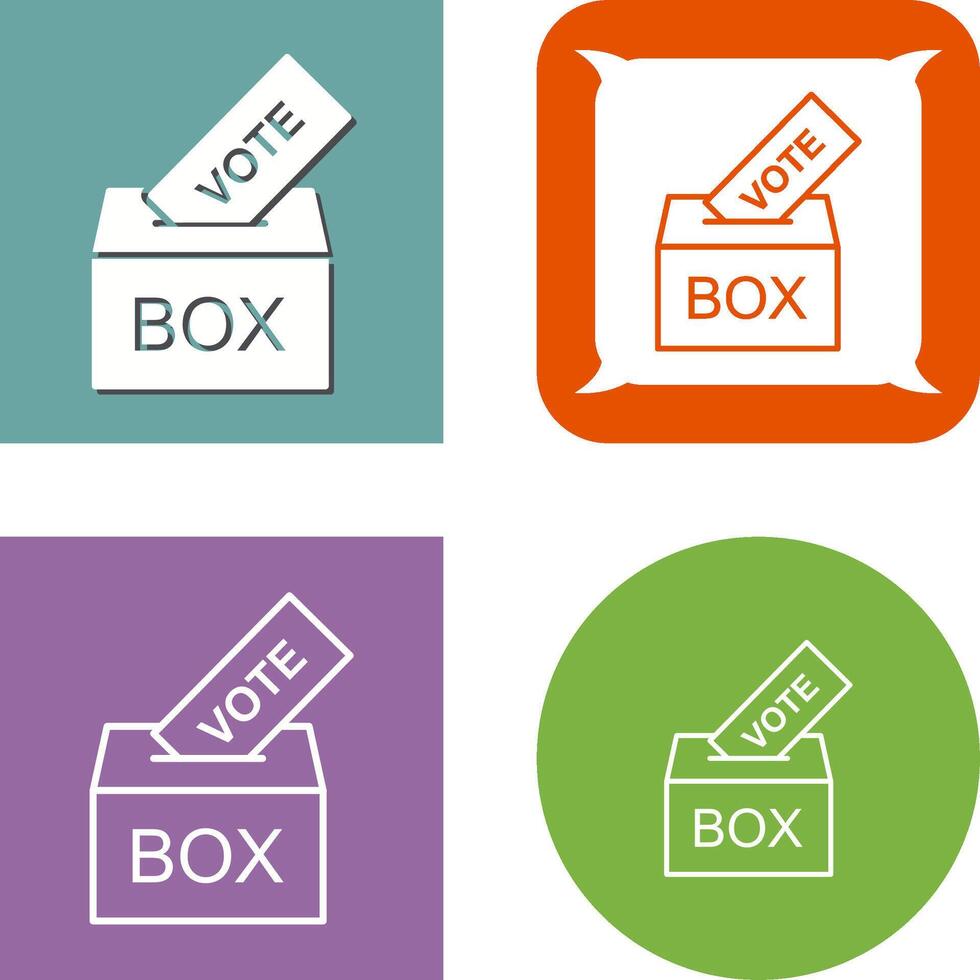 Giing Vote Icon Design vector