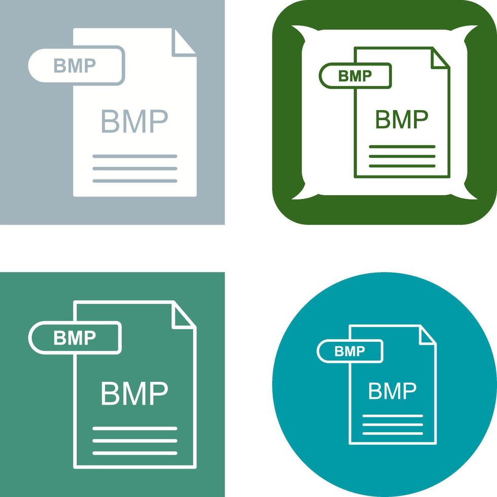 BMP Icon Design vector