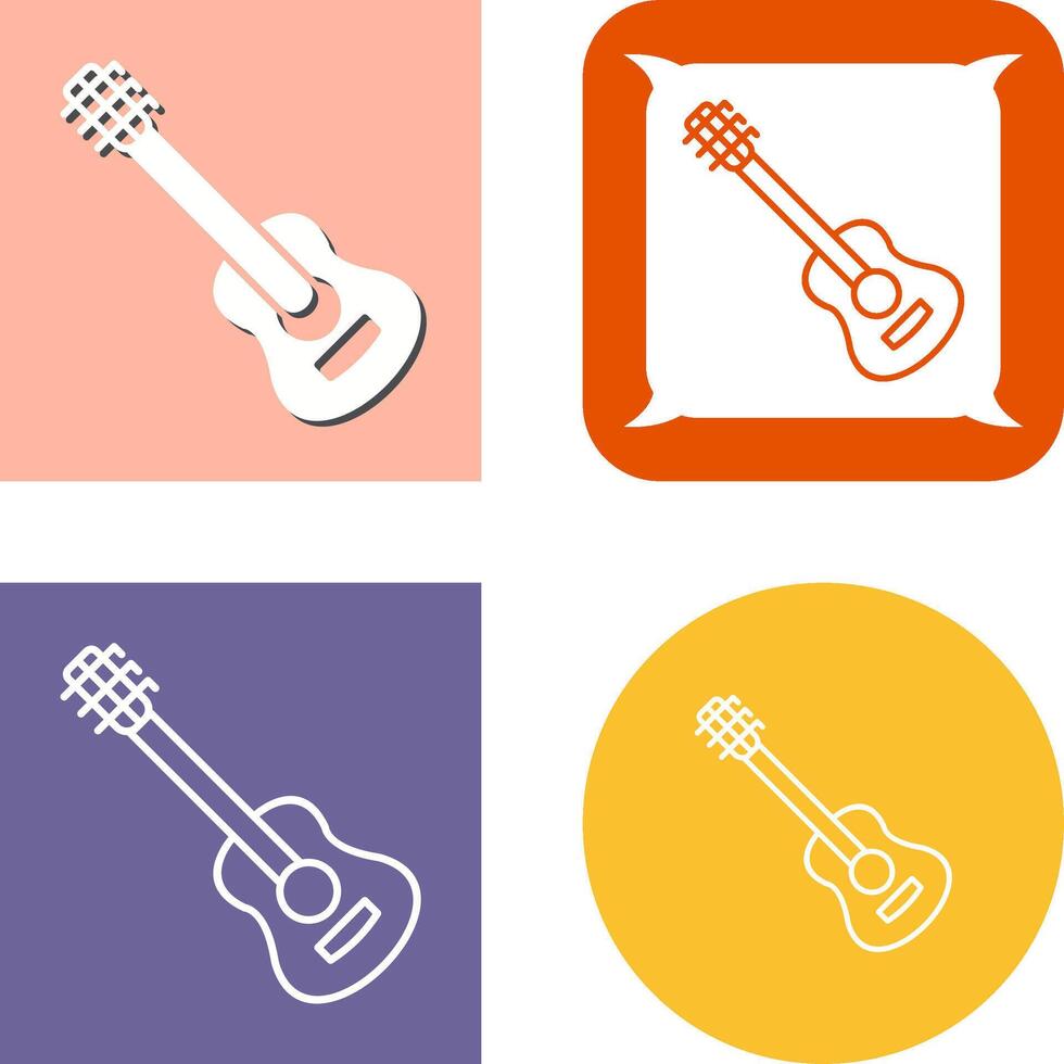 Guitar Icon Design vector