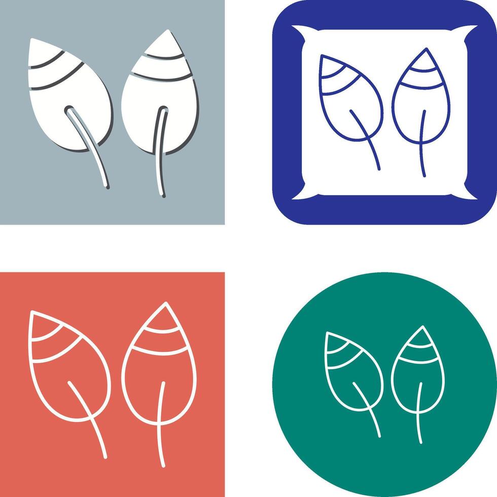 Leaves Icon Design vector