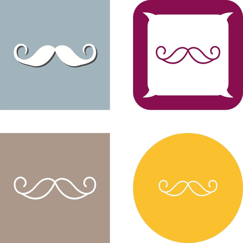 Moustache Icon Design vector