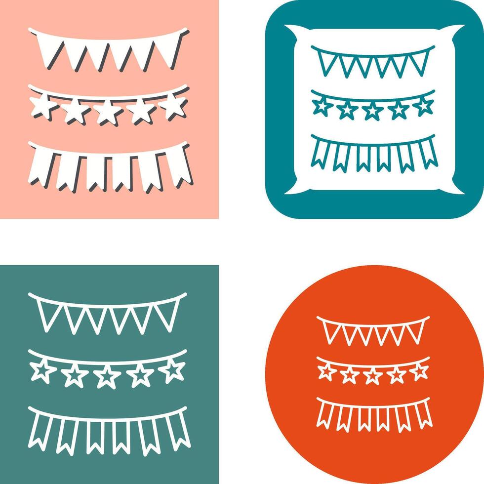 Garlands Icon Design vector