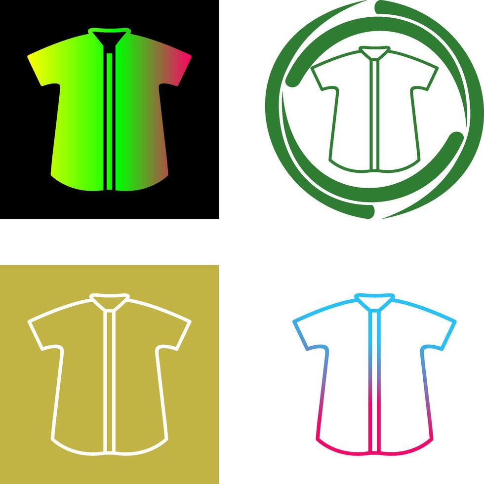 Check Shirt Icon Design vector