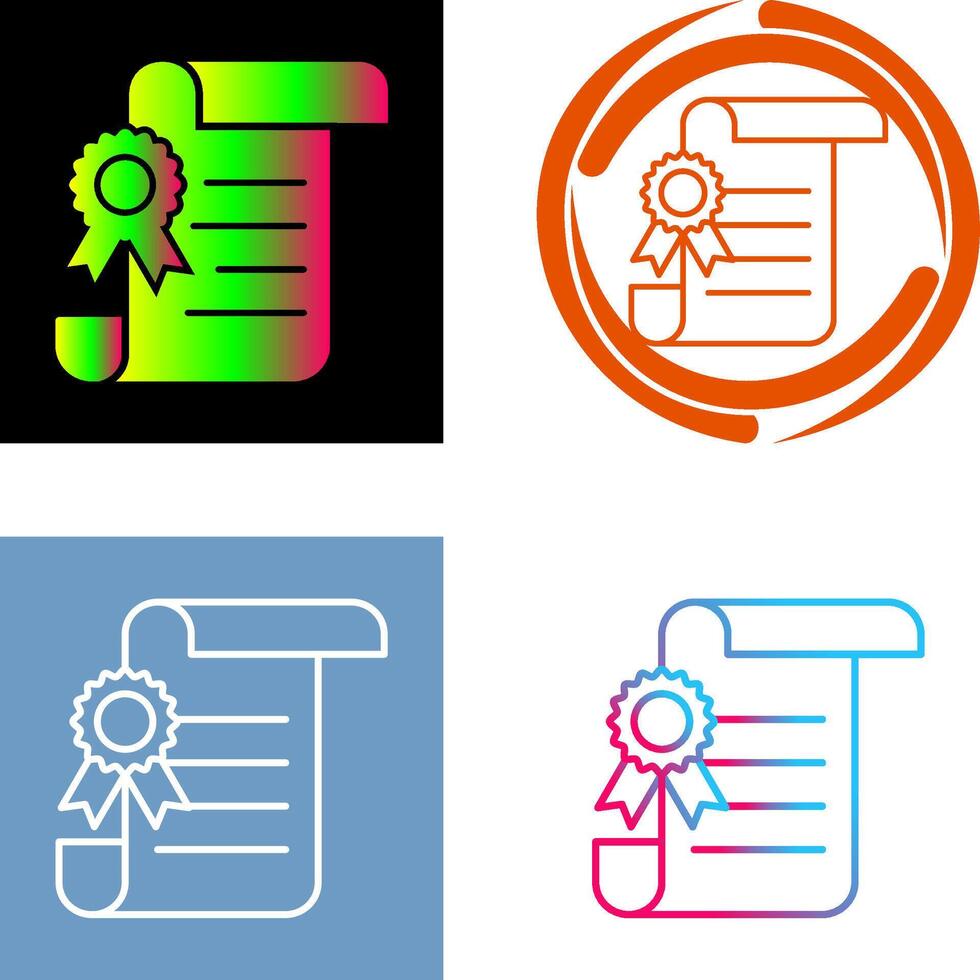 Legal Paper Icon Design vector