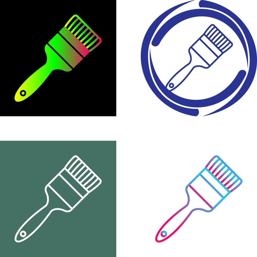 Paint Brush Icon Design vector