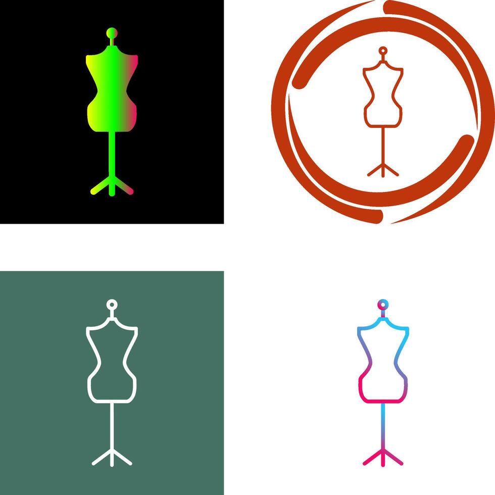 Dress Holder Icon Design vector