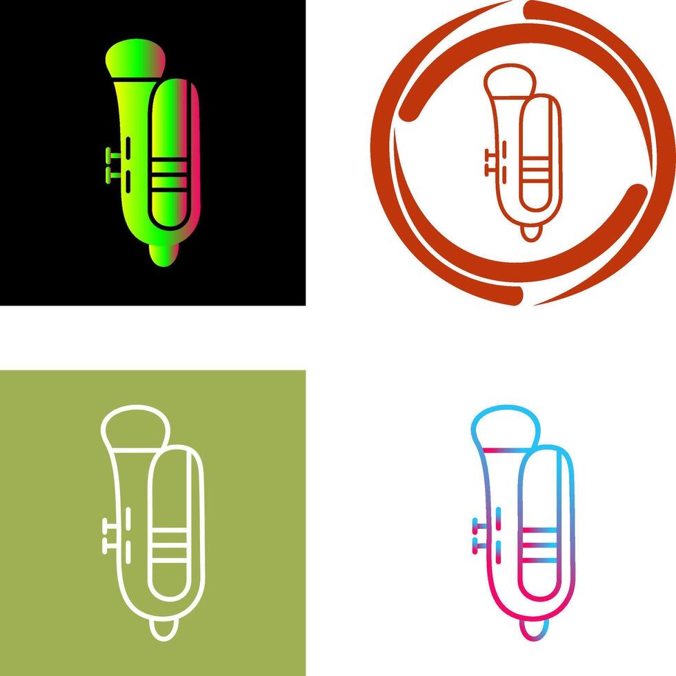 Tuba Icon Design vector