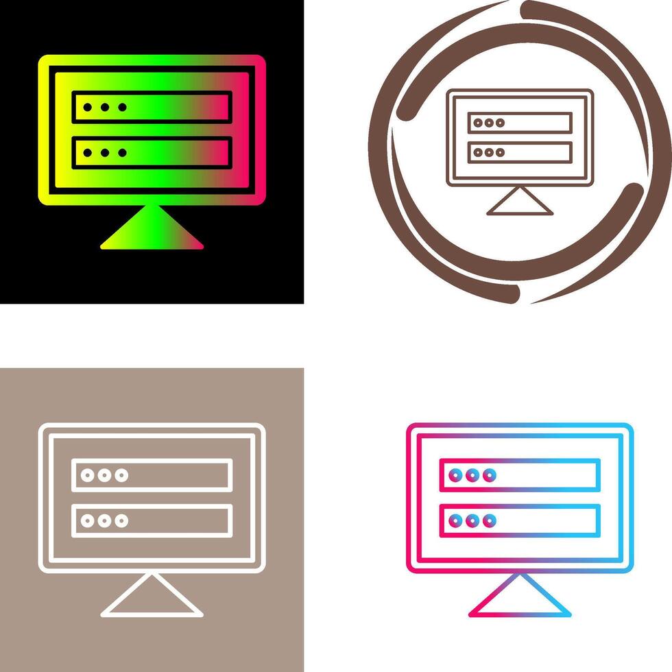 Corrupted Data Icon Design vector