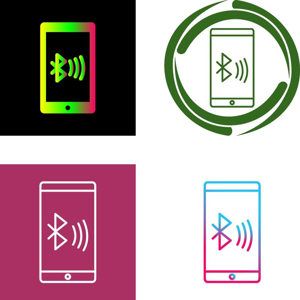 Connected Device Icon Design vector