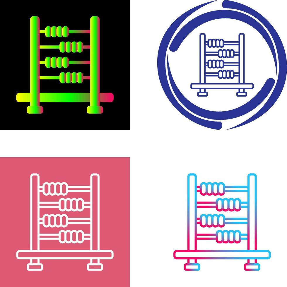 Abacus Icon Design vector