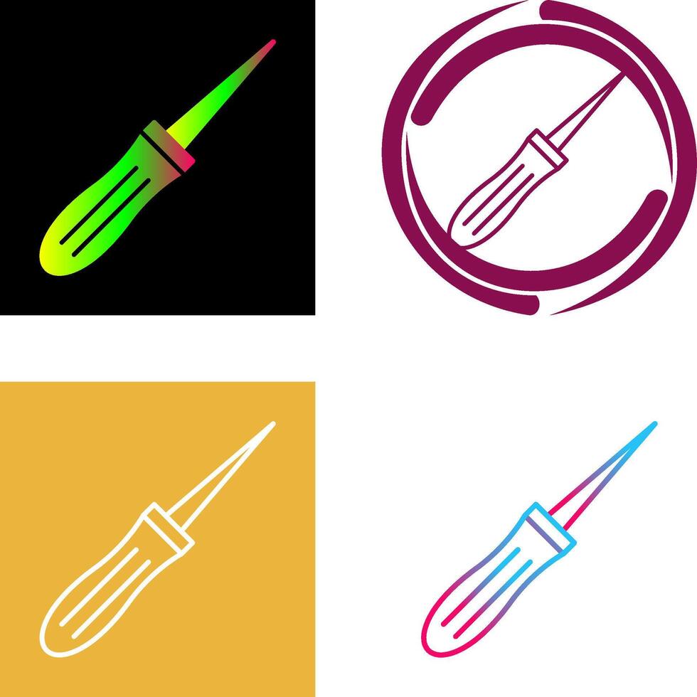 Awl Icon Design vector