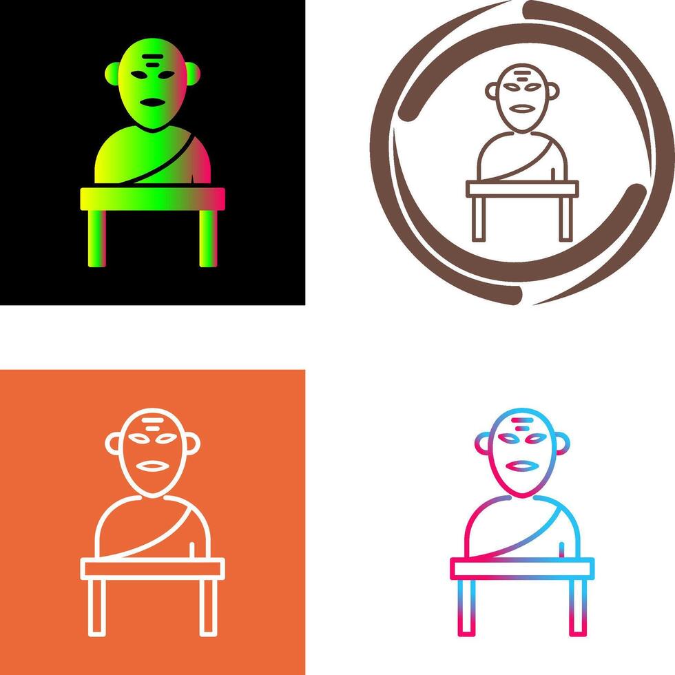 Greek god Icon Design vector