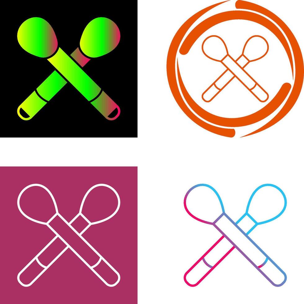 Brushes Icon Design vector