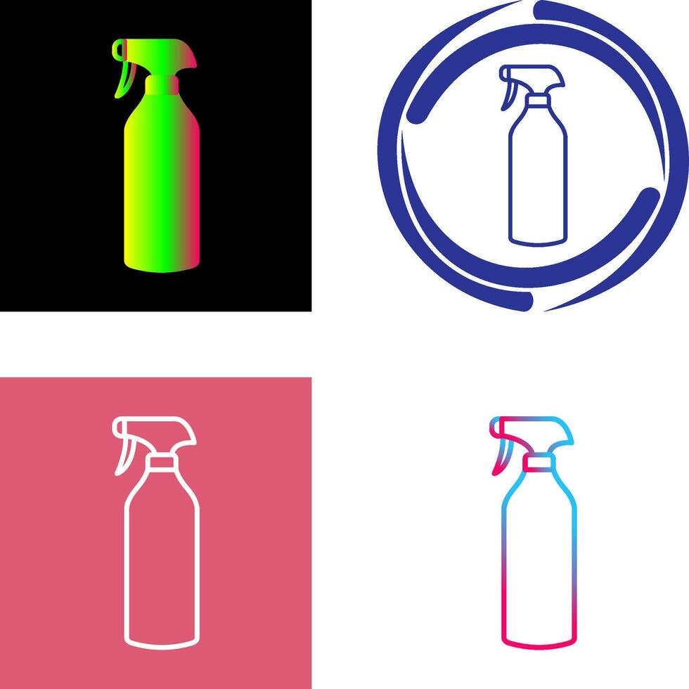 Spray bottle Icon Design vector