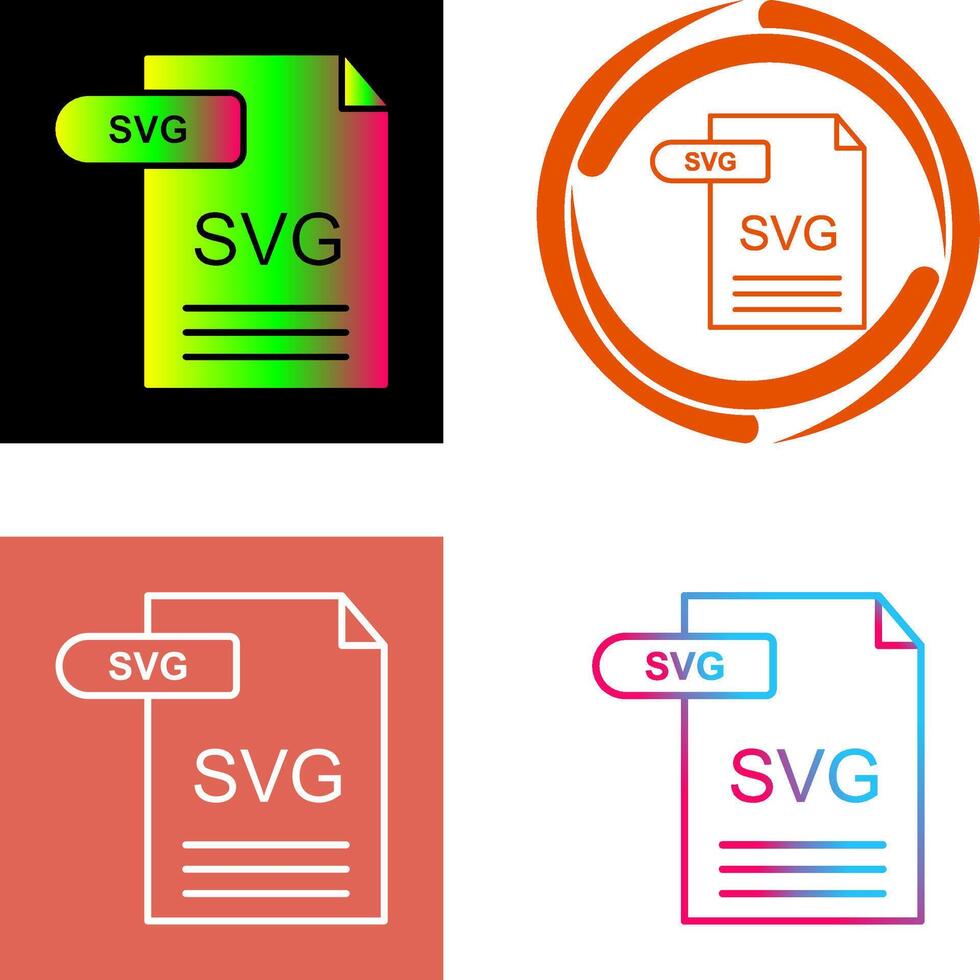 SVG Icon Design vector