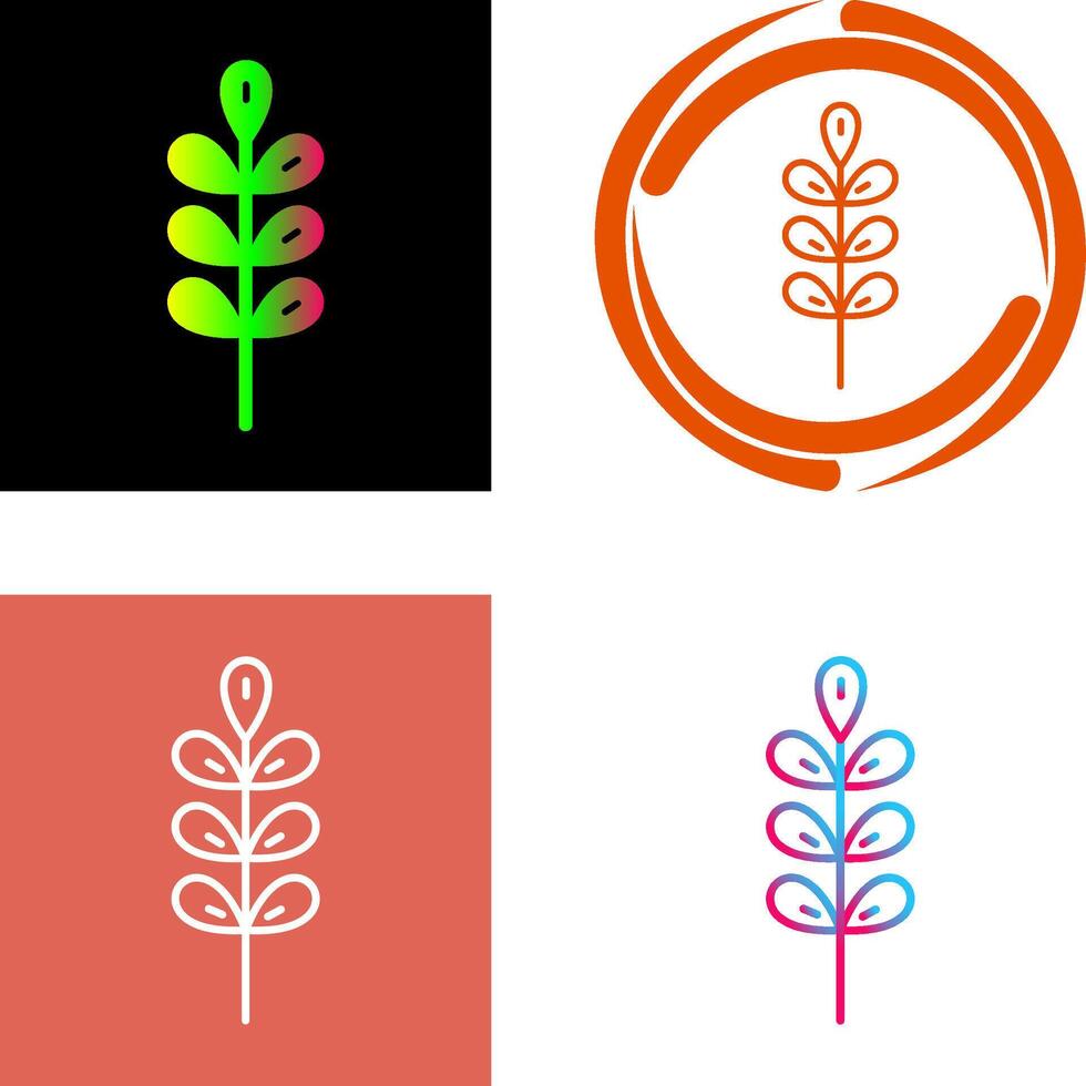 Barley Icon Design vector