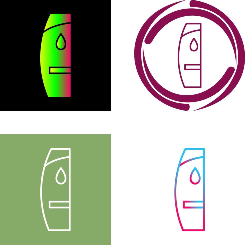 Shampoo Icon Design vector