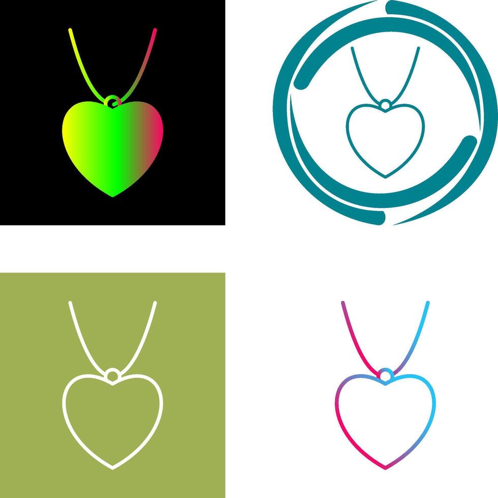 Locket Icon Design vector