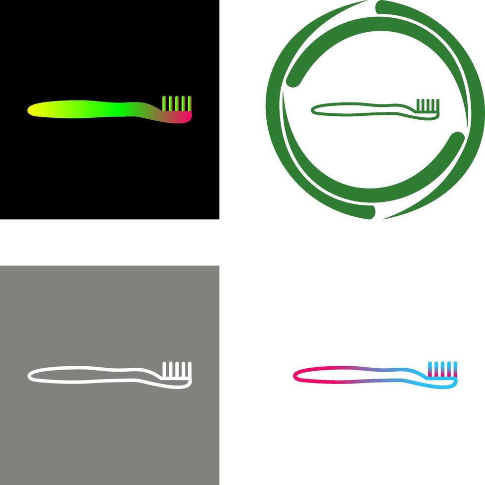 Toothbrush Icon Design vector