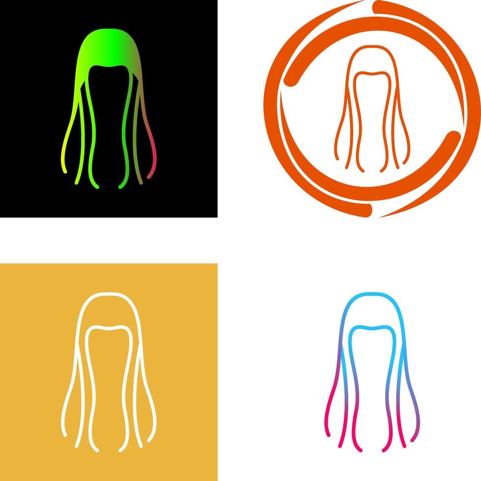 Hair Icon Design vector