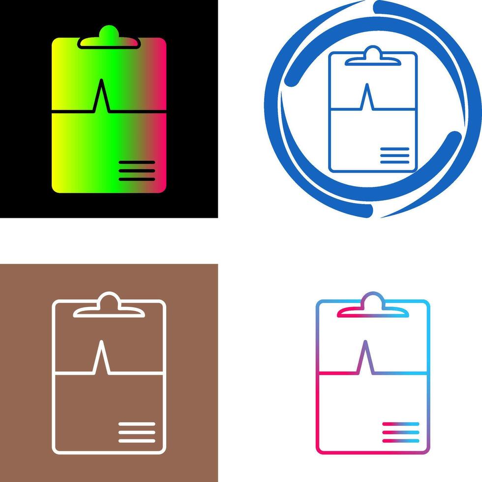 Clipboard Icon Design vector