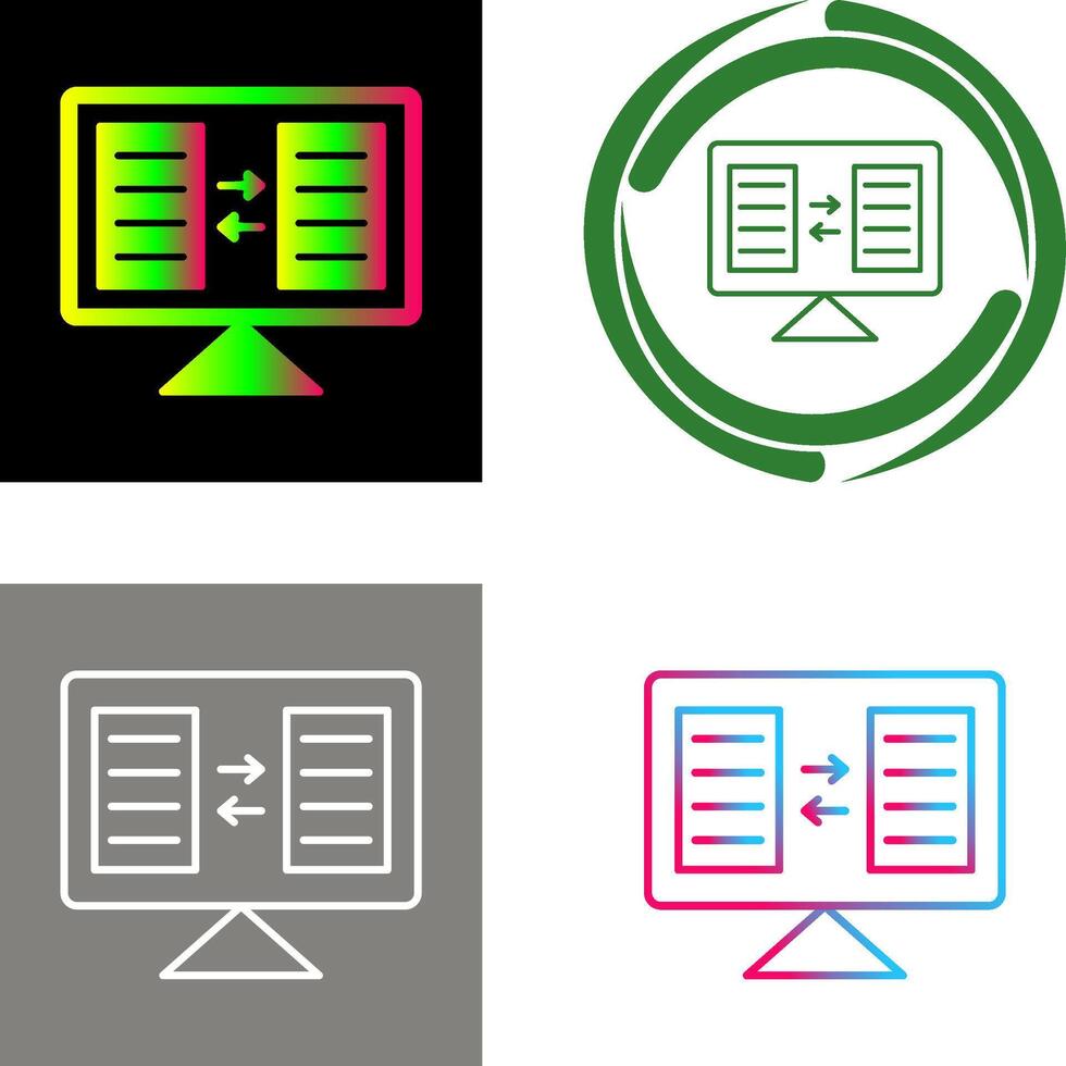 File Sharing Icon Design vector