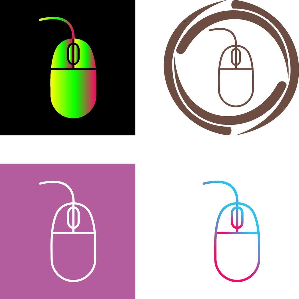 Mouse Icon Design vector