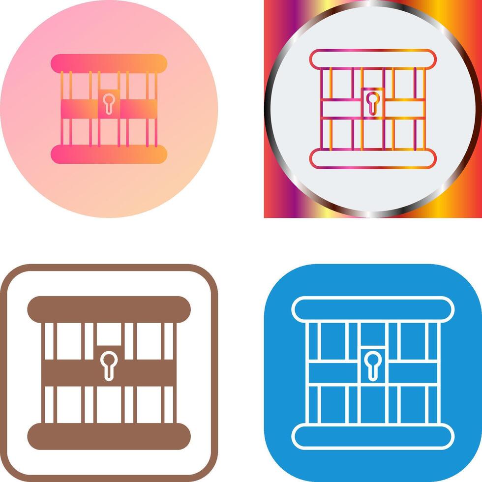 Jail Icon Design vector