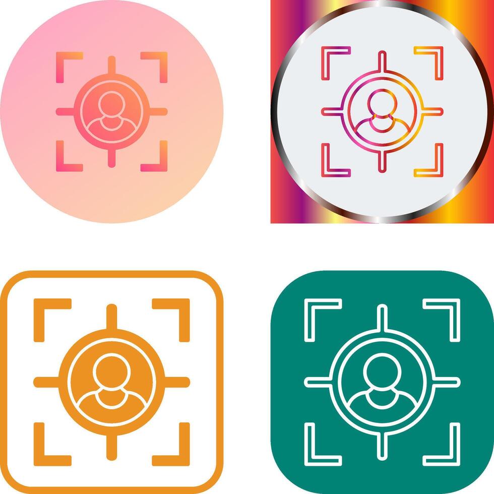 Target Icon Design vector