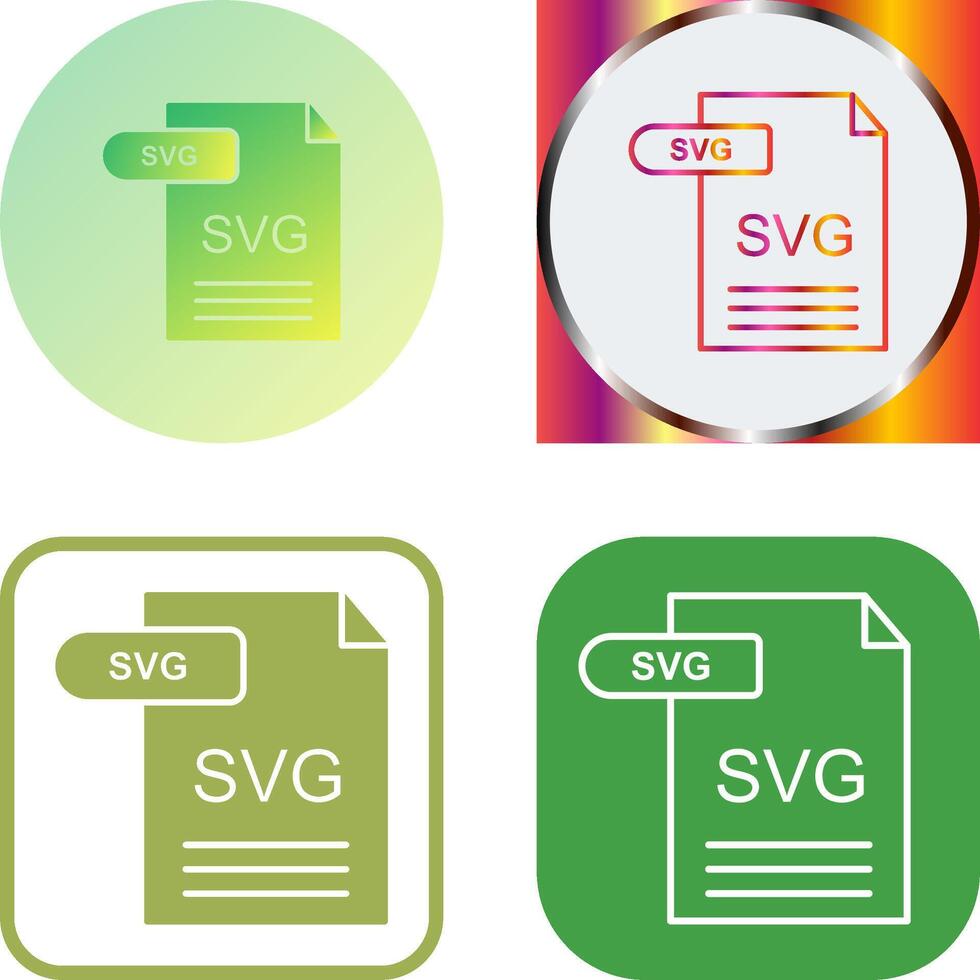 SVG Icon Design vector