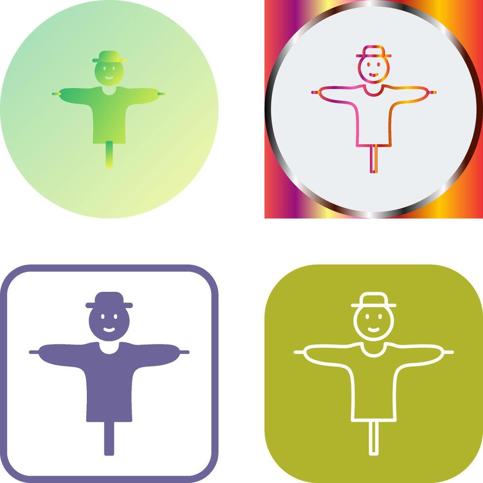 Scare Crow Icon Design vector